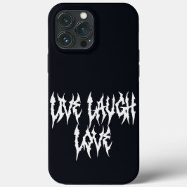 Funda Para iPhone 13 Pro Max Live, Laugh, Love