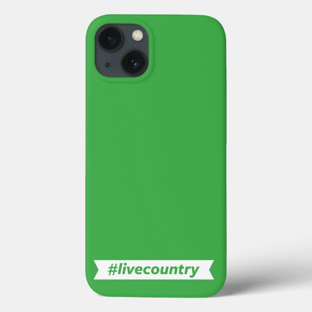 Funda De Case-Mate Para iPhone #LiveCountry (Reverso)