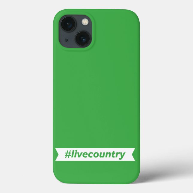 Funda De Case-Mate Para iPhone #LiveCountry (Reverso)