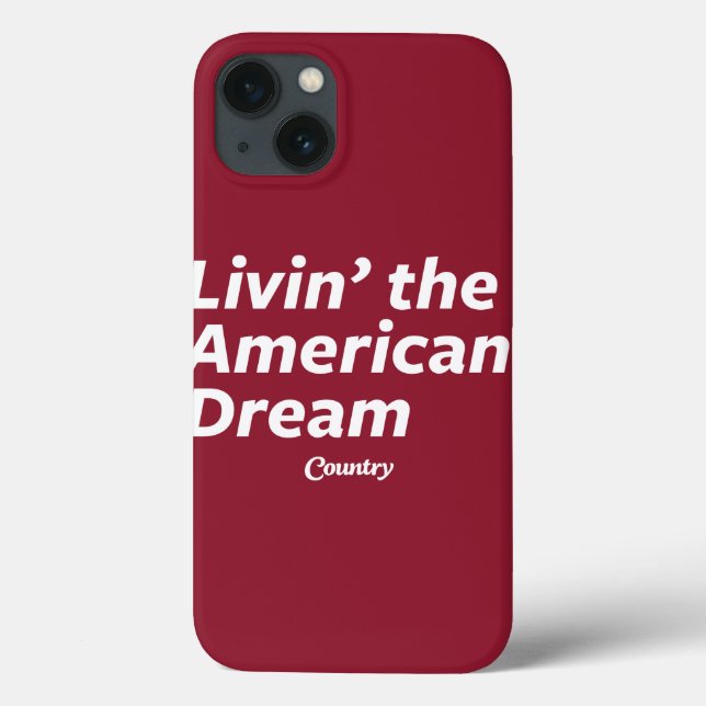 Funda De Case-Mate Para iPhone Livin el sueño americano (Reverso)