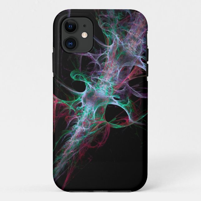Funda De Case-Mate Para iPhone Llama 5 del fractal (Reverso)