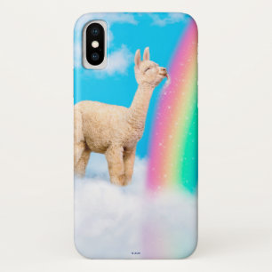 Funda Para iPhone X Llama: Arcoiris golpeando