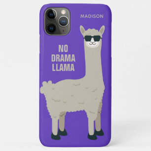 Funda Para iPhone 11 Pro Max Llama de Guay nombre personalizado y casos de telé