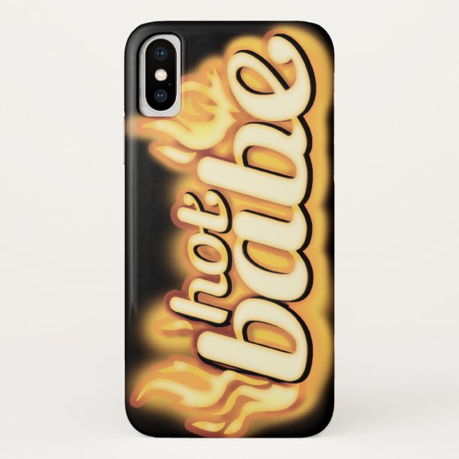 Funda De Case-Mate Para iPhone Llama dorada y estuche para iphone negro (Reverso)