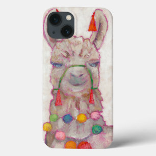 Funda Para iPhone 13 Llama festival acuarela