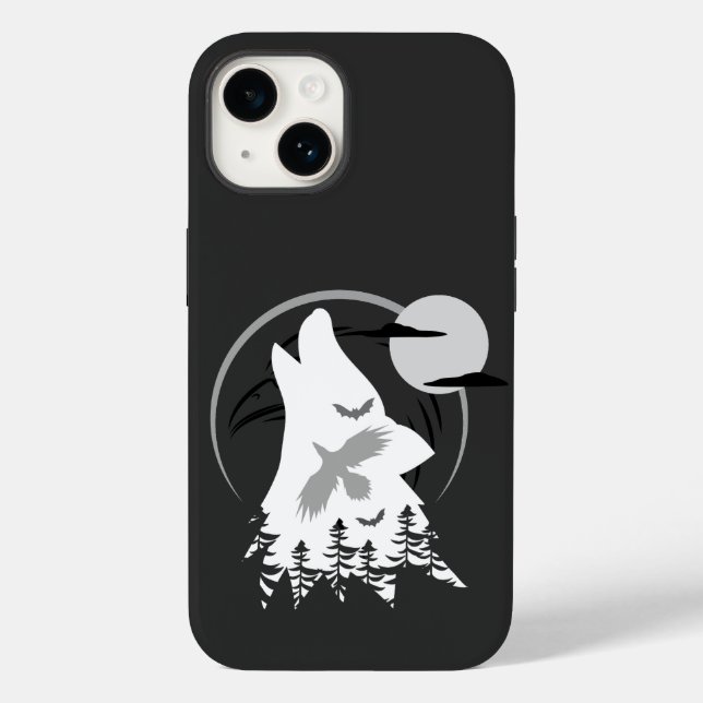 Funda De Case-Mate Para iPhone Llamada de salvaje.b (Reverso )
