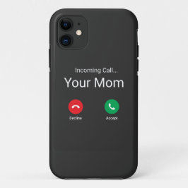 Funda Para iPhone 11 Llamada entrante de tu madre