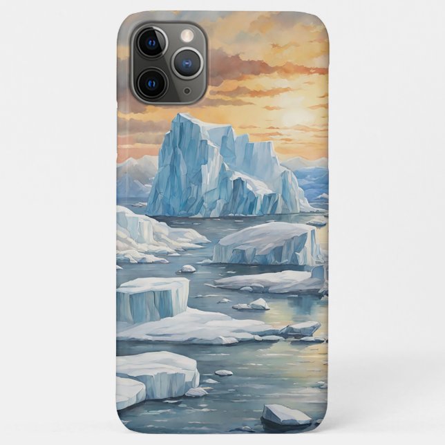 Funda De Case-Mate Para iPhone Llamadas humanitarias del deshielo del Ártico (Reverso)