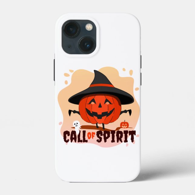 Funda De Case-Mate Para iPhone Llamado de Espíritu de Halloween (Reverso )