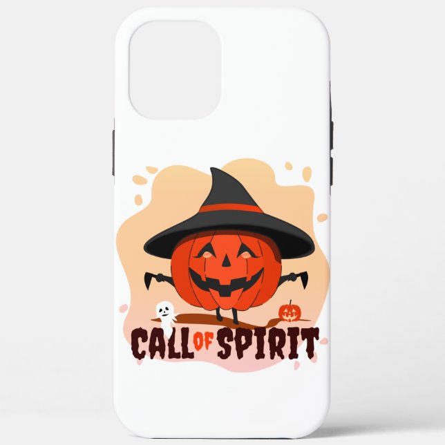 Funda De Case-Mate Para iPhone Llamado de Espíritu de Halloween (Reverso )