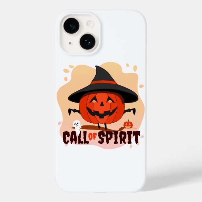 Funda De Case-Mate Para iPhone Llamado de Espíritu de Halloween (Reverso )