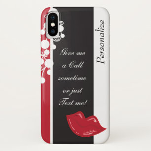 Funda Para iPhone X Llámeme alguna vez - divertido