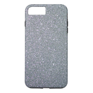 Funda Para iPhone 8 Plus/7 Plus Llanura simple de color gris Purpurina personaliza