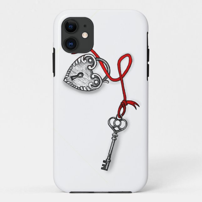Funda De Case-Mate Para iPhone Llave a mi corazón (Reverso)