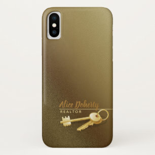 Funda Para iPhone X Llaves del agente inmobiliario
