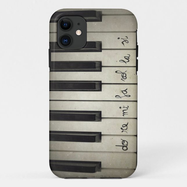 Funda De Case-Mate Para iPhone Llaves del piano (Reverso)