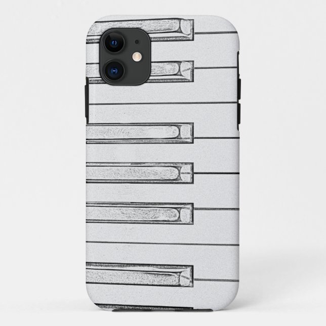 Funda De Case-Mate Para iPhone Llaves del piano (Reverso)