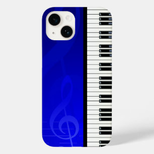 Funda Para iPhone 14 De Case-Mate Llaves del piano con las notas musicales del