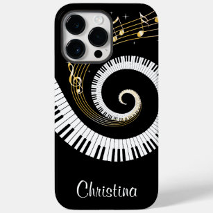Funda Para iPhone 14 Pro Max De Case-Mate Llaves del piano y notas adaptables de la música