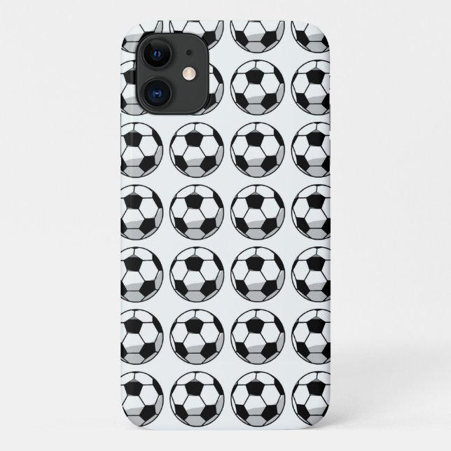 Funda De Case-Mate Para iPhone Lleno de pequeñas bolas de fútbol (Reverso)