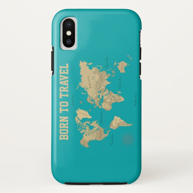 Funda De Case-Mate Para iPhone Llevado viajar (Reverso)