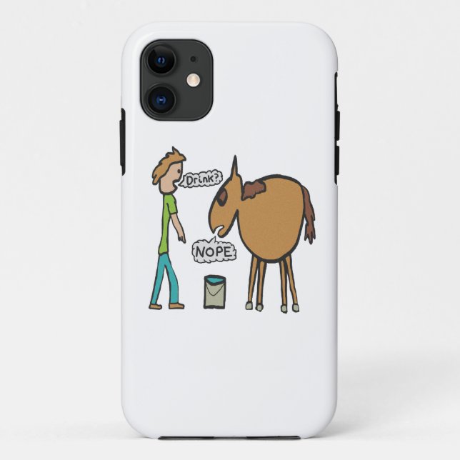 Funda De Case-Mate Para iPhone Llevar Un Caballo Al Agua (Reverso)