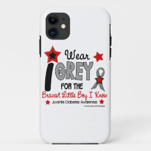 Funda Para iPhone 11 Llevo la diabetes más valiente de Little Boy Juv