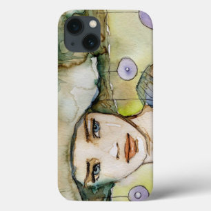 Funda Para iPhone 13 llustration de un chica hermoso, delicado