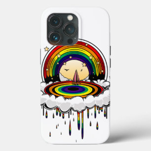 Funda Para iPhone 13 Pro Lluvia arcoiris