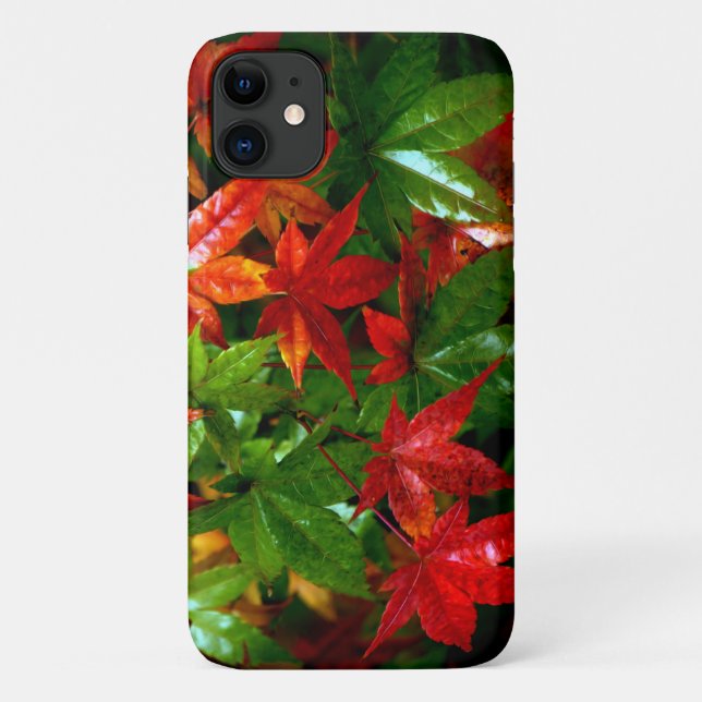 Funda De Case-Mate Para iPhone Lluvia otoñal (Reverso)
