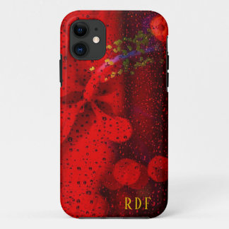 Funda Para iPhone 11 Lluvia roja punteada