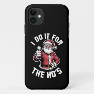 Funda Para iPhone 11 Lo hago por los divertidos Navidades de Hos Santa 