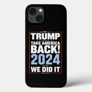 Funda Para iPhone 13 Lo Hicimos Trump Bandera de EE. UU. Presidente 47 