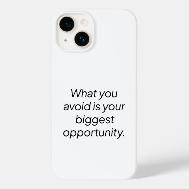 Funda De Case-Mate Para iPhone Lo que evitas el estuche para iPhone (Reverso )