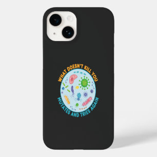 Funda Para iPhone 14 De Case-Mate Lo que no te mata silencia y trata de nuevo