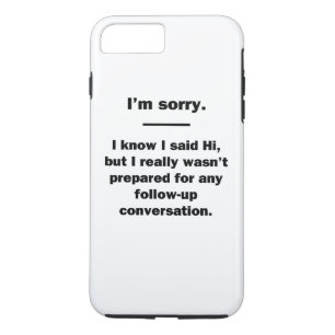 Funda Para iPhone 8 Plus/7 Plus Lo siento.