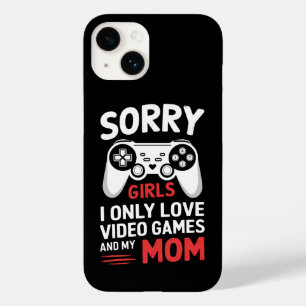 Funda Para iPhone 14 De Case-Mate Lo siento chicas solo amo los videojuegos y a mi m