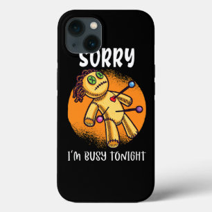 Funda Para iPhone 13 Lo Siento Estoy Ocupado Esta Noche Muñeca Cute Voo