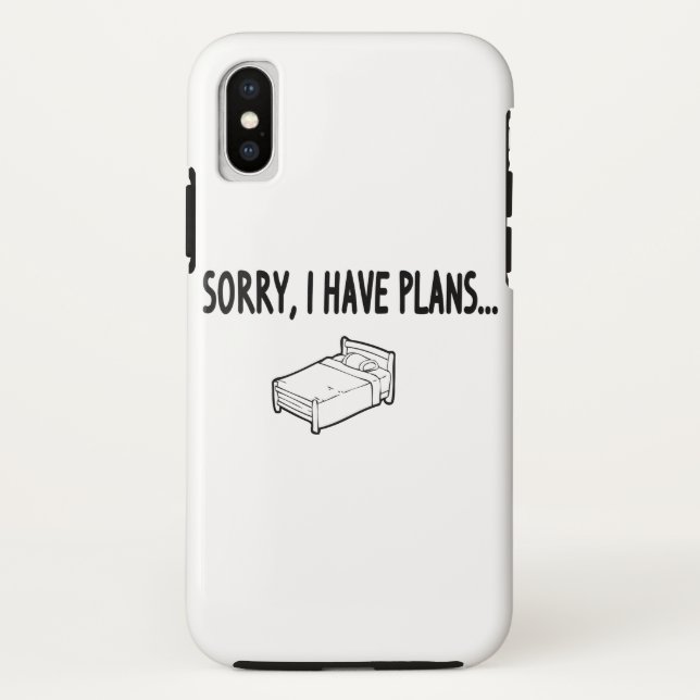 Funda De Case-Mate Para iPhone Lo siento, tengo planes (Reverso)