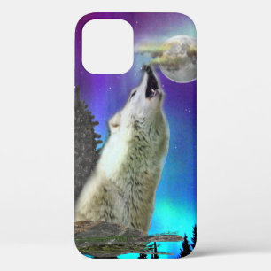 Funda Para iPhone 12 Lobo aullante