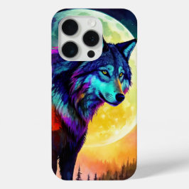 Funda Para iPhone 15 Pro Lobo brillante