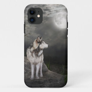 title_seo2 Lobo debajo de una Luna Llena