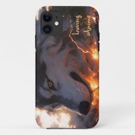 Funda Para iPhone 11 Lobo estilo anime