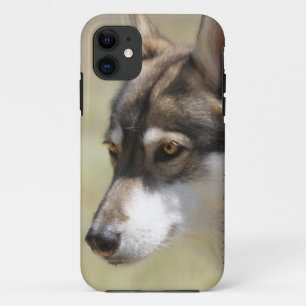 Funda Para iPhone 11 Lobo gris