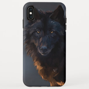 Funda Para iPhone XS Max Lobo negro