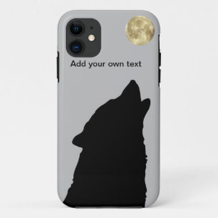 title_seo2 Lobo Sillhoutte con el caso del iPhone 5 de la