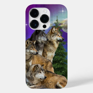Funda Para iPhone 14 Pro De Case-Mate Lobo y Luna