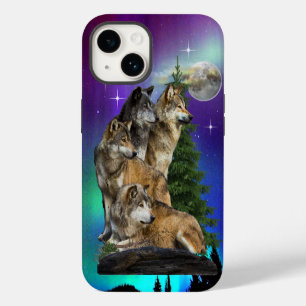 Funda Para iPhone 14 De Case-Mate Lobo y Luna