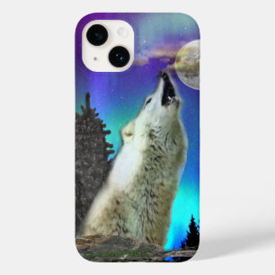 Funda Para iPhone 14 De Case-Mate lobo y luna