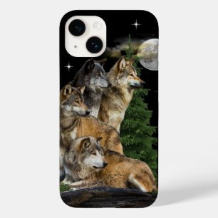 Funda Para iPhone 14 De Case-Mate Lobo y Luna